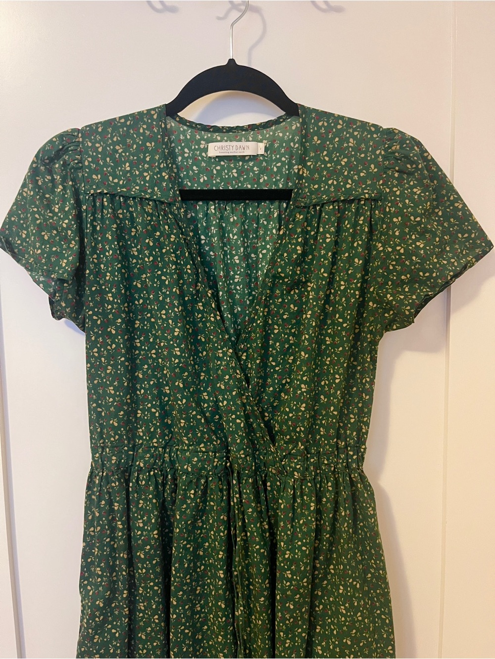 Christy Dawn Moss Pear Harvest Simple Dawn Dress S READ - Picture 2 of 5